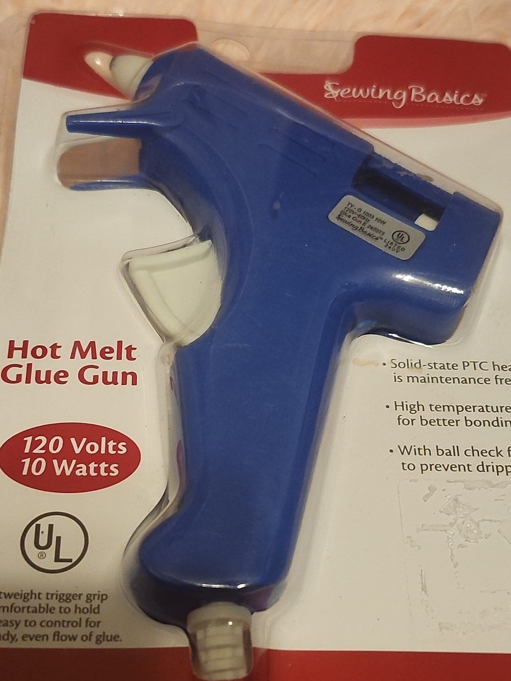 Blue Hot Melt Glue Gun - 120V
